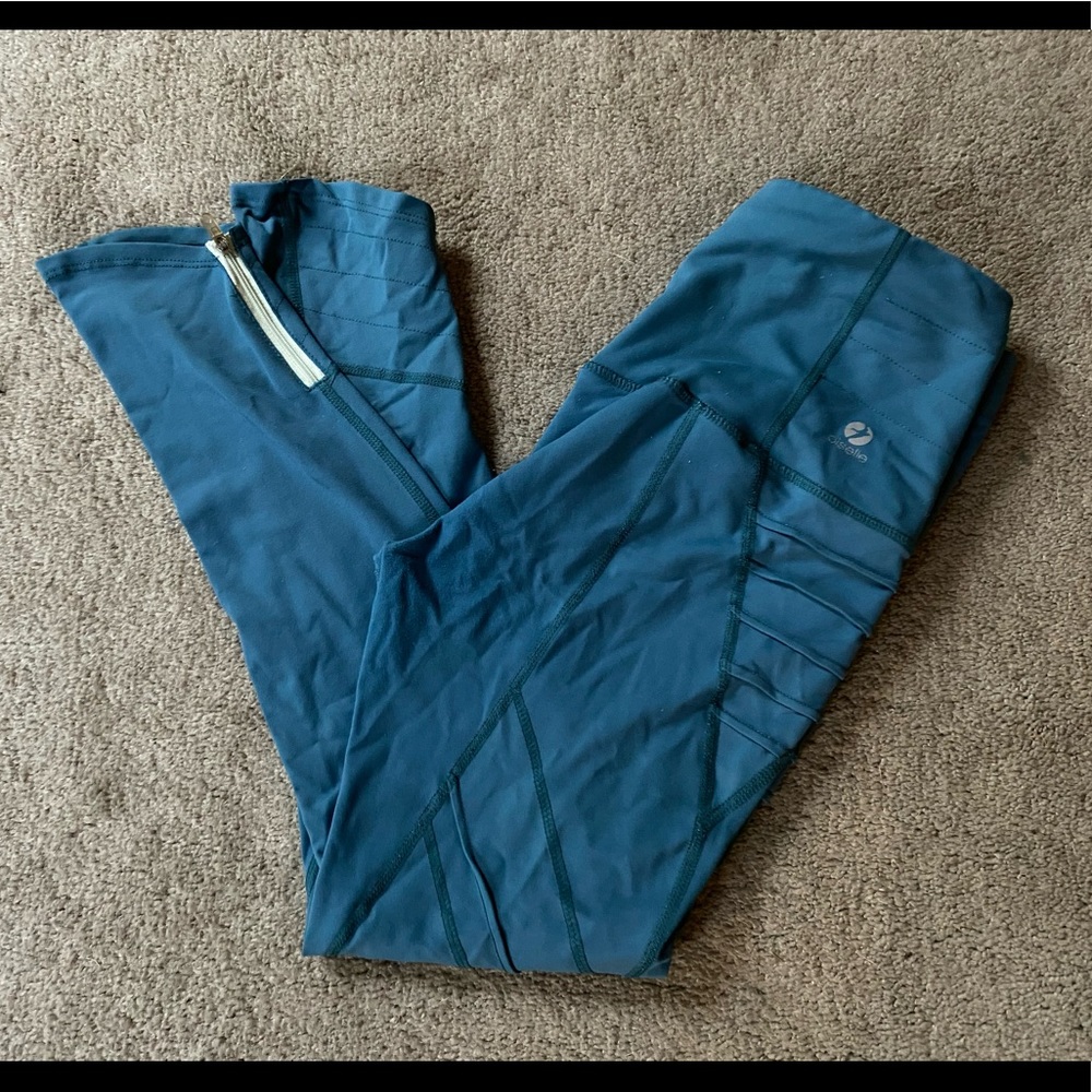 Oiselle Blue Leggings Size 4